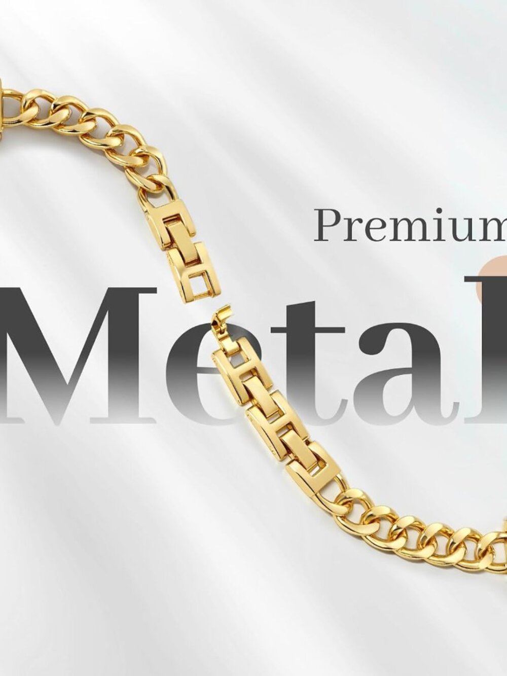 Slim Gold Band for Women Feminine Elegant Compatible with Apple Watch 38/40/41/4 - Picture 8 of 9